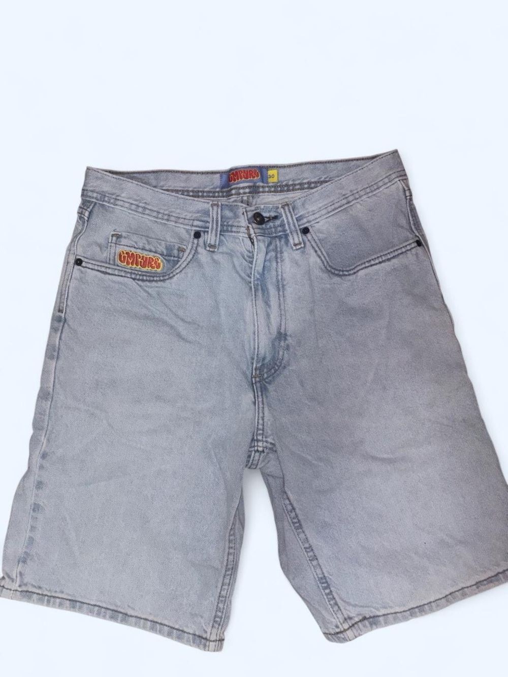 Empyre Gray Washed Denim Men's Shorts